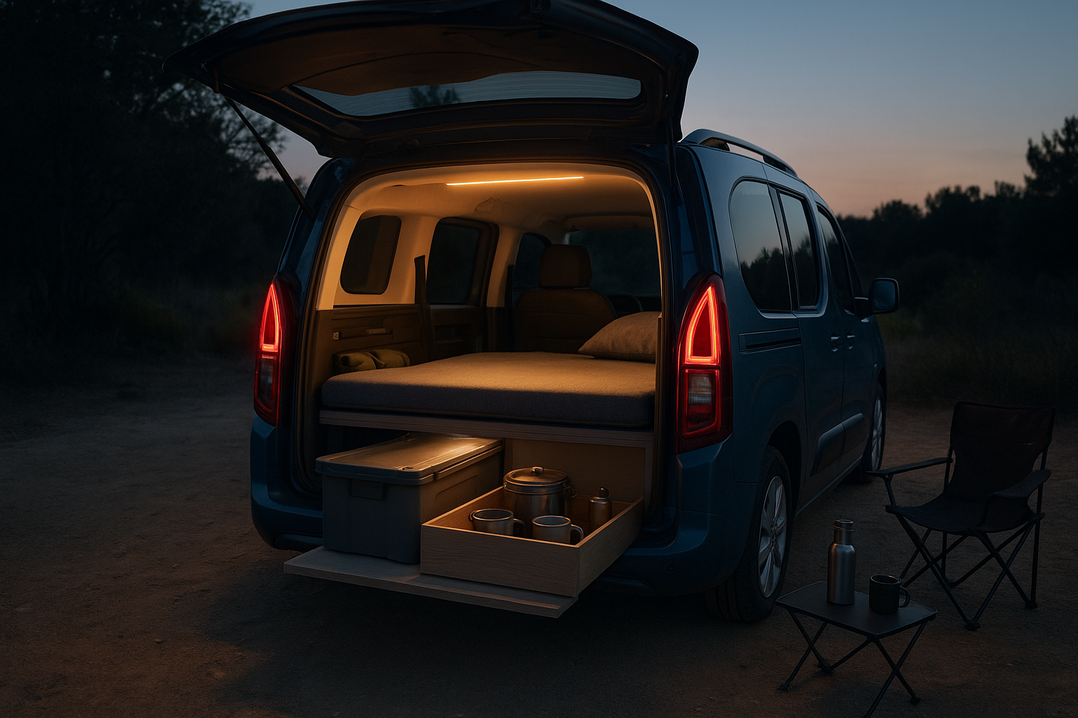 Editorial-style image for Best Power Station for a Vauxhall Combo Life Microcamper 2026